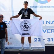 Valentino Sartini sul podio