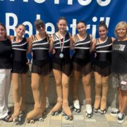 Naz. AICS 26- Gregori, Rando, Bolognesi, Maldini, Gualandra con le allenatrici Di Barba e Grandi